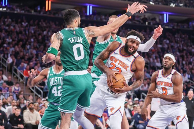 Celtics rout Knicks in Game 3, cut series deficit to 2-1