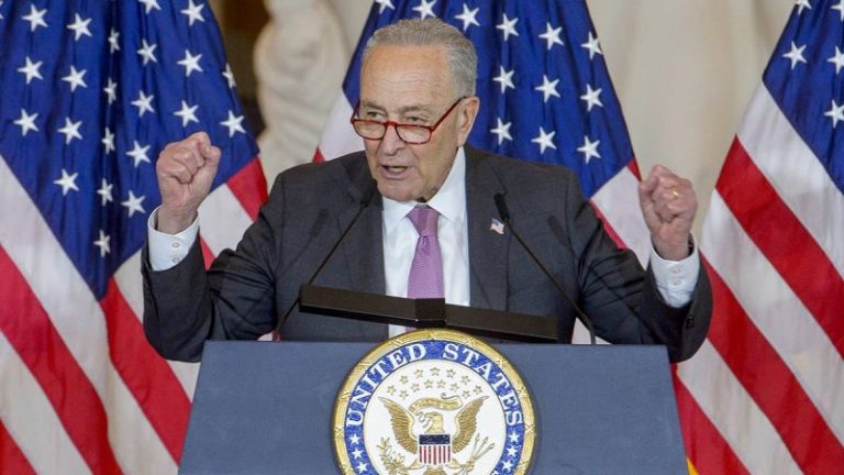 Senate Republican campaign committee ‘grills’ Chuck Schumer on National Hamburger Day