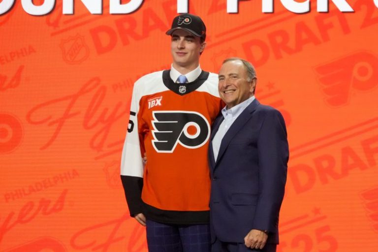 No. 6 overall pick in NHL Draft commits to college team