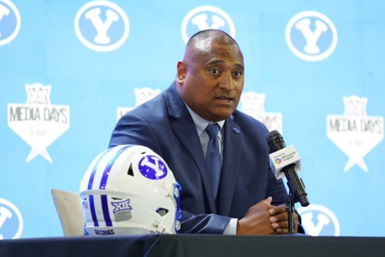 BYU coach addresses Jake Retzlaff situation at Big 12 media days