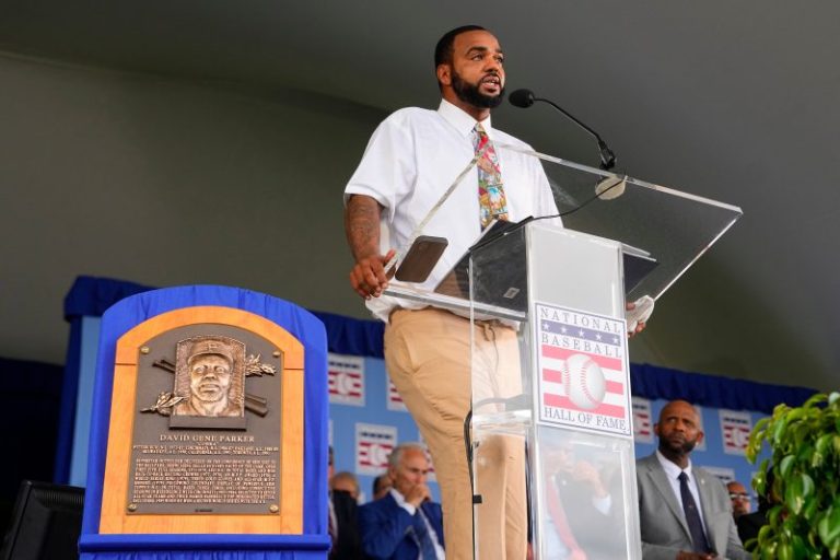 ‘About damn time’: Parker’s emotional poem read at Hall induction