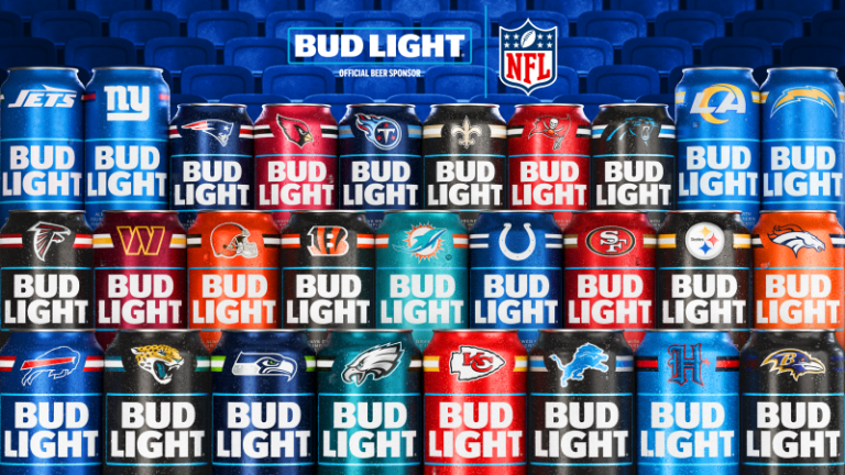 Bud Light unveils limited-edition NFL team cans for the 2025 season