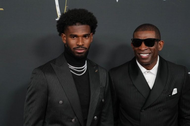 Deion Sanders reacts to son Shedeur’s NFL debut