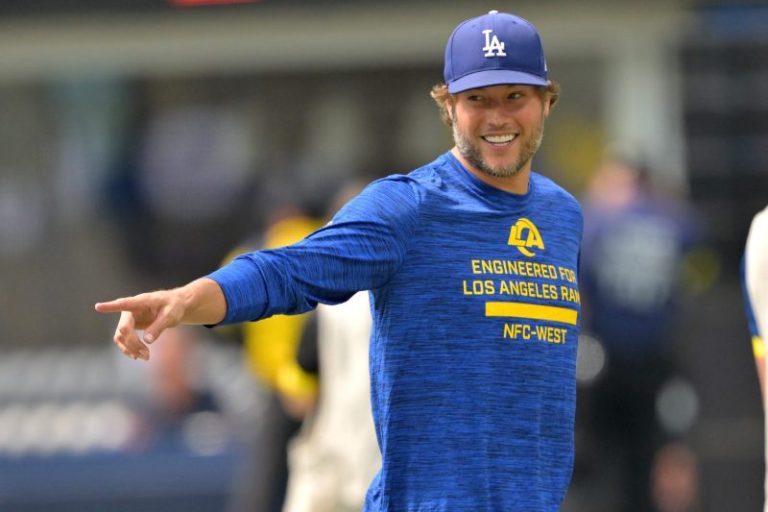 Los Angeles Rams quarterback Matthew Stafford returns to practice