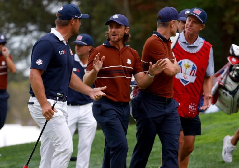 Bryson DeChambeau defends caddie in heated Ryder Cup confrontation