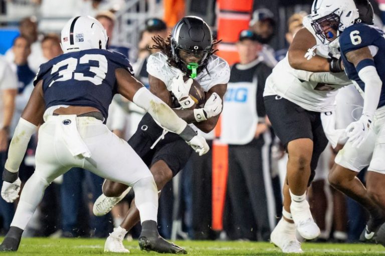 Oregon replaces Georgia at top of NCAA Re-Rank 1-136 after Week 5