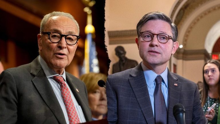 Speaker Johnson flips script on Dem leaders with staunch warning against government shutdown