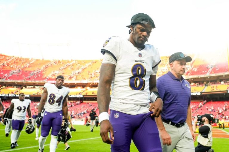 Is Lamar Jackson playing vs the Rams?