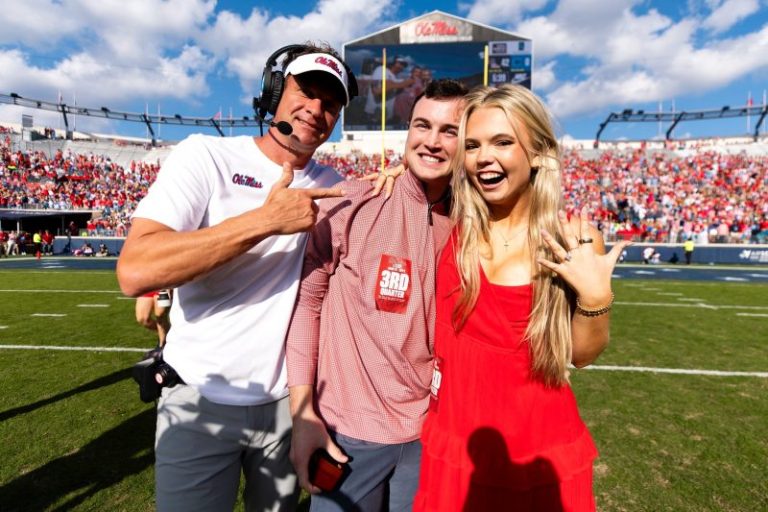 Inside Ole Miss couple’s surprise proposal, as Lane Kiffin says congrats