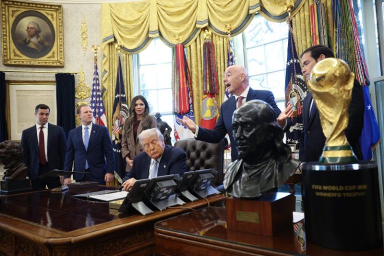 Trump threatens to move 2026 World Cup games at ‘sign of any trouble’