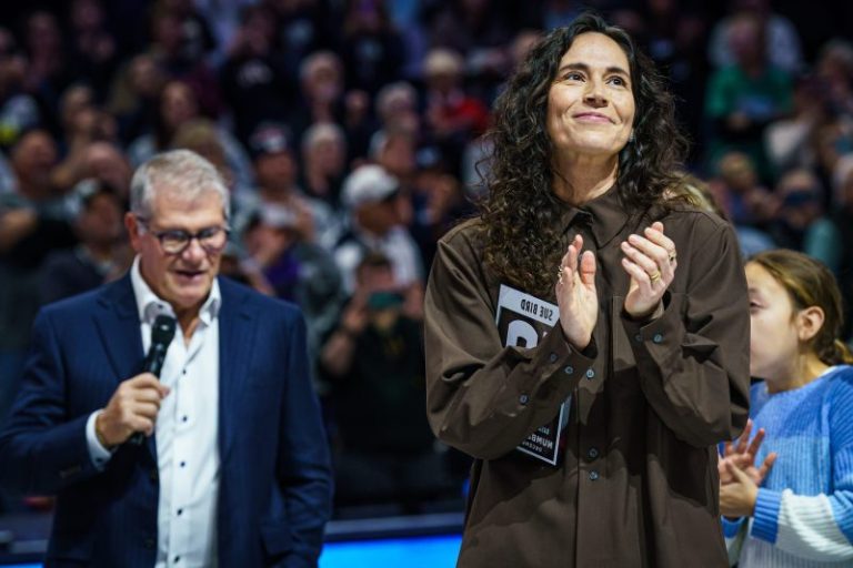 From laundry runs to legend: UConn lifts Sue Bird’s No. 10 to rafters
