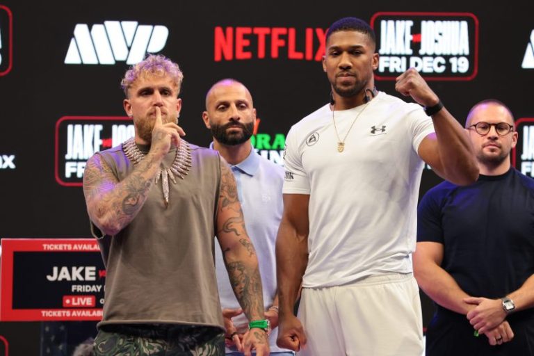 When is Jake Paul-Anthony Joshua Netflix fight? Date, time, schedule