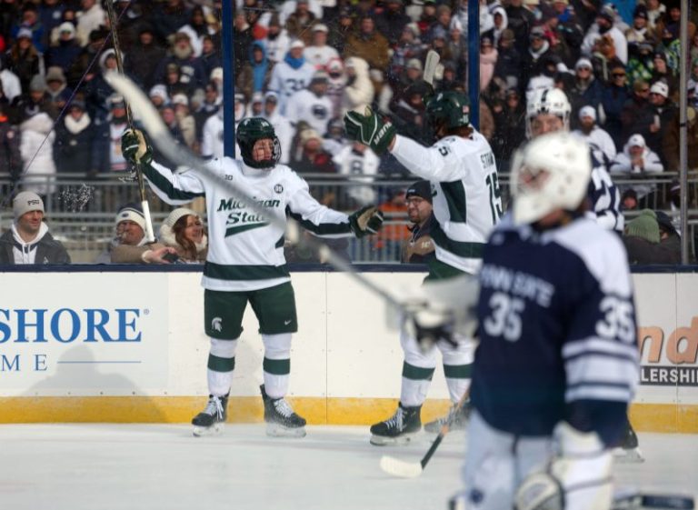 Charlie Stramel scores hat trick for Michigan State in win over Penn State